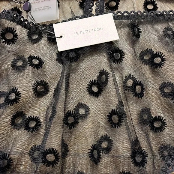 Anthropologie Le petit TROU noir high waisted brief panty size large new wtag - Picture 2 of 8